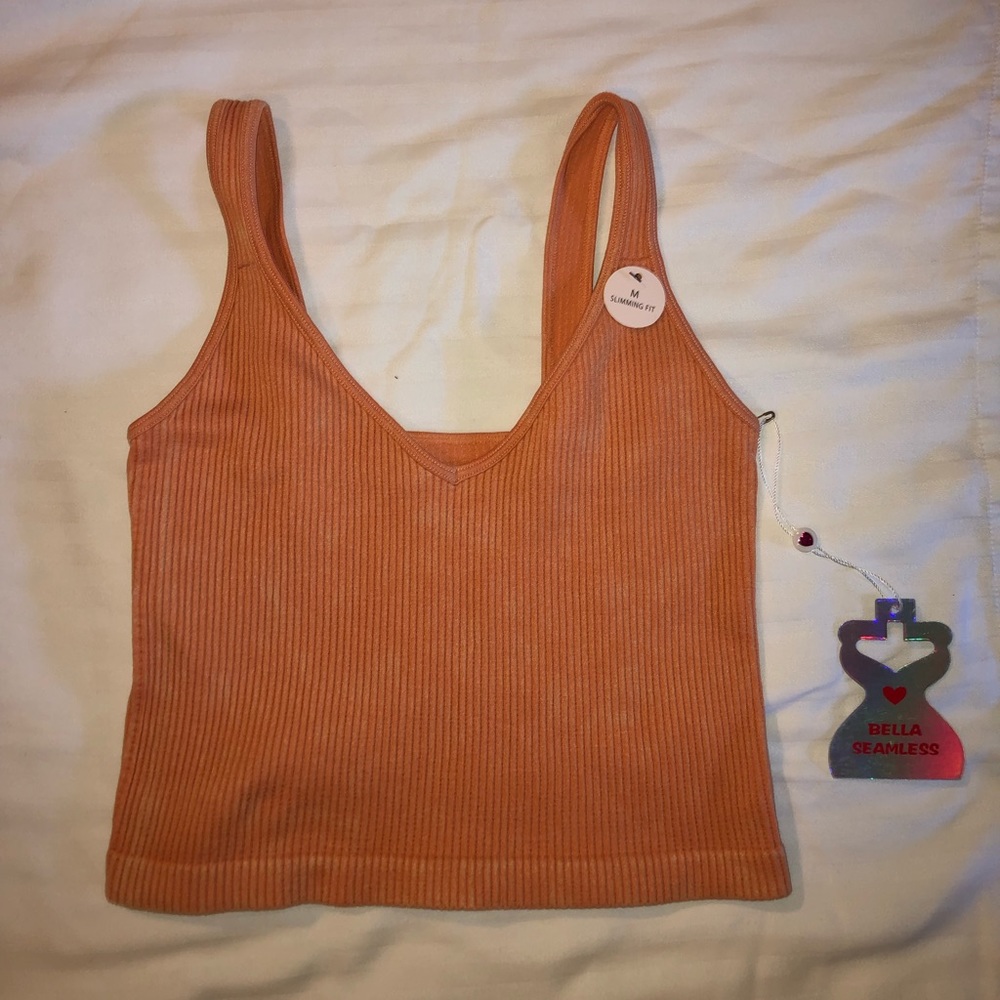 brand new yellow crop top